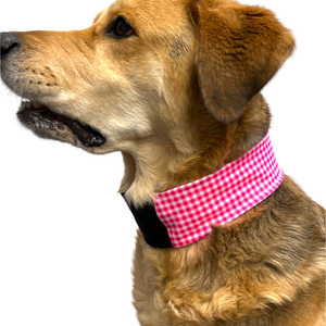 Pink Gingham Coolpup Wrap